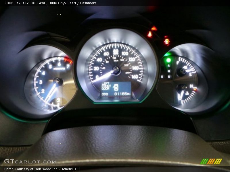 Blue Onyx Pearl / Cashmere 2006 Lexus GS 300 AWD
