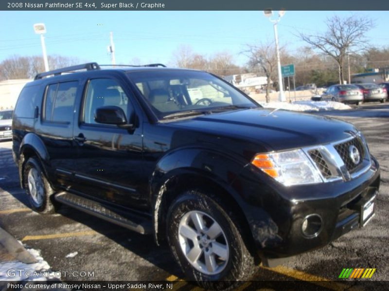 Super Black / Graphite 2008 Nissan Pathfinder SE 4x4