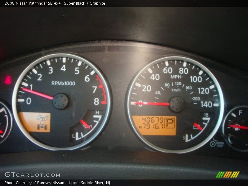 Super Black / Graphite 2008 Nissan Pathfinder SE 4x4