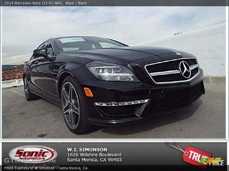 Black / Black 2014 Mercedes-Benz CLS 63 AMG
