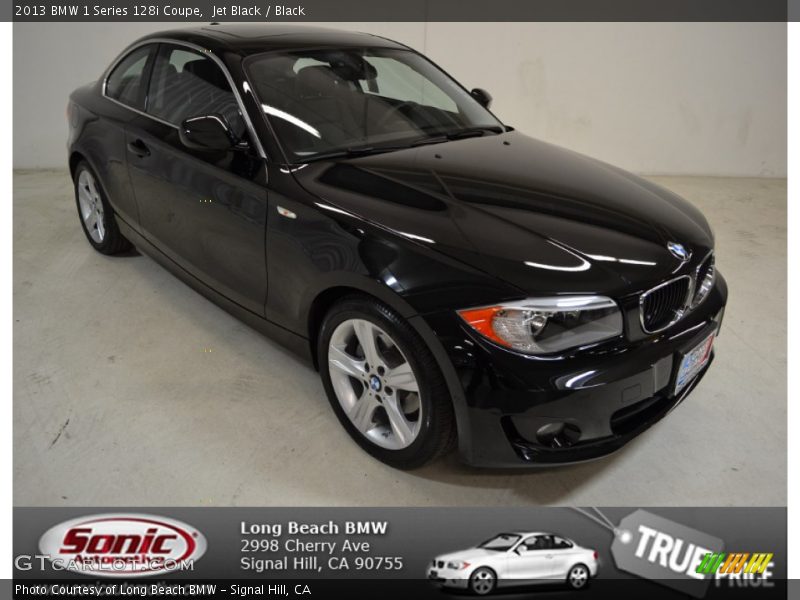 Jet Black / Black 2013 BMW 1 Series 128i Coupe
