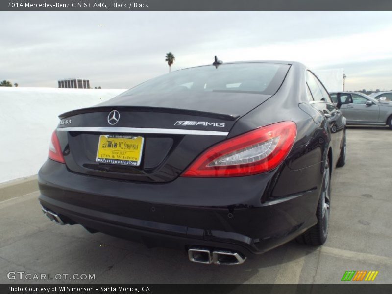 Black / Black 2014 Mercedes-Benz CLS 63 AMG