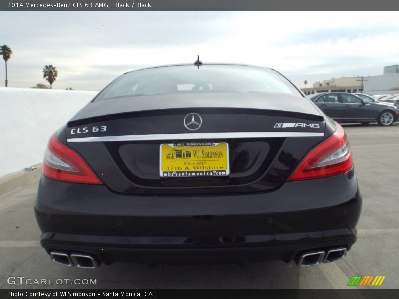 Black / Black 2014 Mercedes-Benz CLS 63 AMG