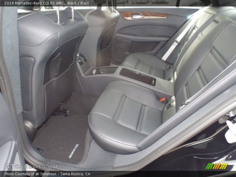 Rear Seat of 2014 CLS 63 AMG