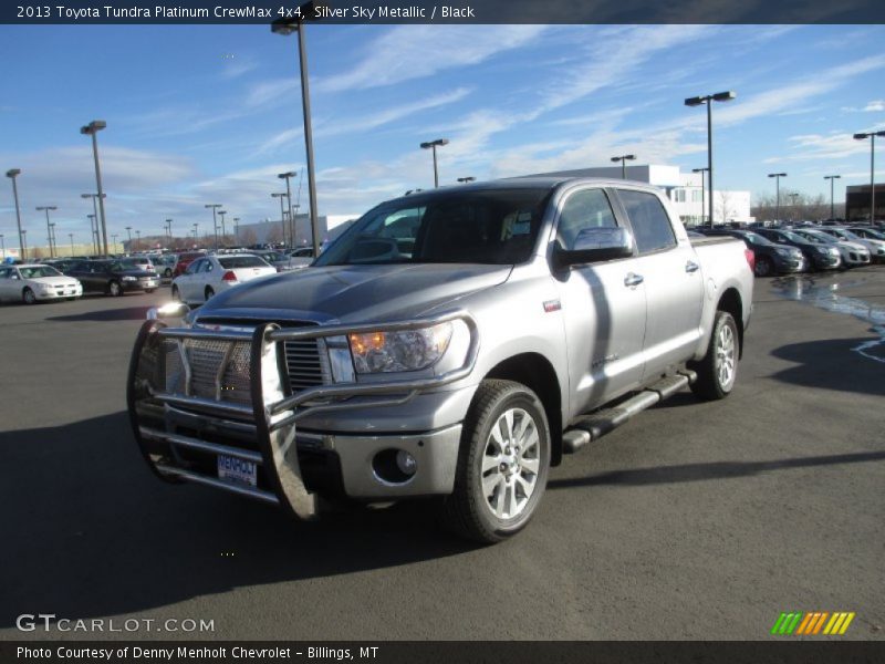 Silver Sky Metallic / Black 2013 Toyota Tundra Platinum CrewMax 4x4