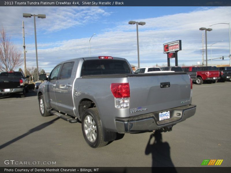 Silver Sky Metallic / Black 2013 Toyota Tundra Platinum CrewMax 4x4