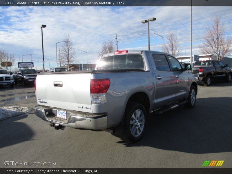 Silver Sky Metallic / Black 2013 Toyota Tundra Platinum CrewMax 4x4