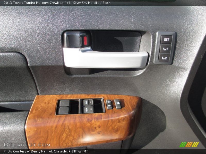 Silver Sky Metallic / Black 2013 Toyota Tundra Platinum CrewMax 4x4