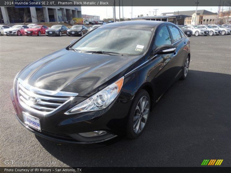 Phantom Black Metallic / Black 2014 Hyundai Sonata SE 2.0T