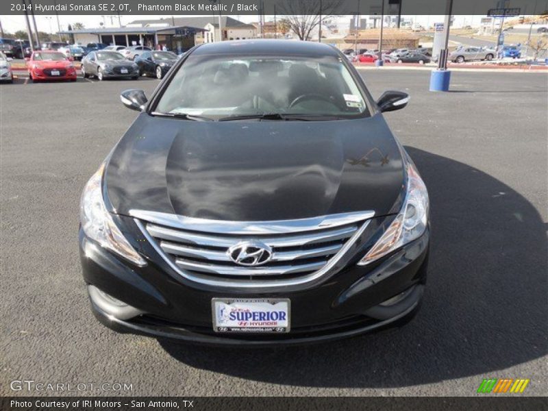 Phantom Black Metallic / Black 2014 Hyundai Sonata SE 2.0T