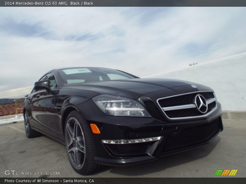 Black / Black 2014 Mercedes-Benz CLS 63 AMG