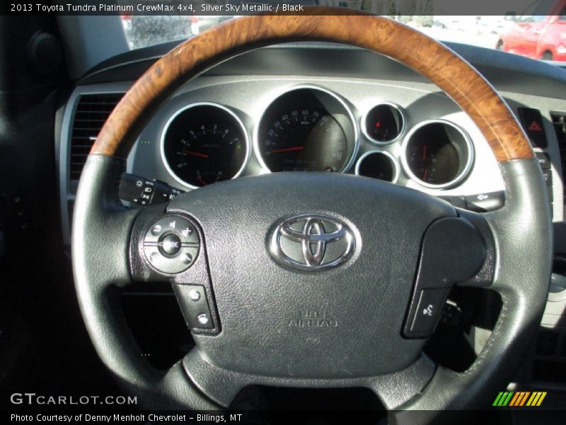 Silver Sky Metallic / Black 2013 Toyota Tundra Platinum CrewMax 4x4