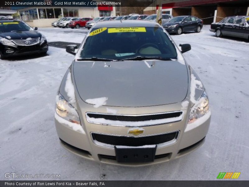 Gold Mist Metallic / Cocoa/Cashmere 2011 Chevrolet Malibu LS
