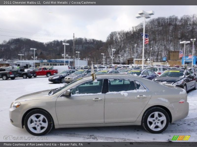 Gold Mist Metallic / Cocoa/Cashmere 2011 Chevrolet Malibu LS