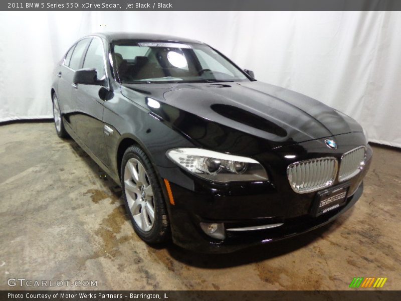 Jet Black / Black 2011 BMW 5 Series 550i xDrive Sedan