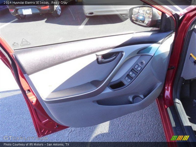 Red / Gray 2014 Hyundai Elantra SE Sedan