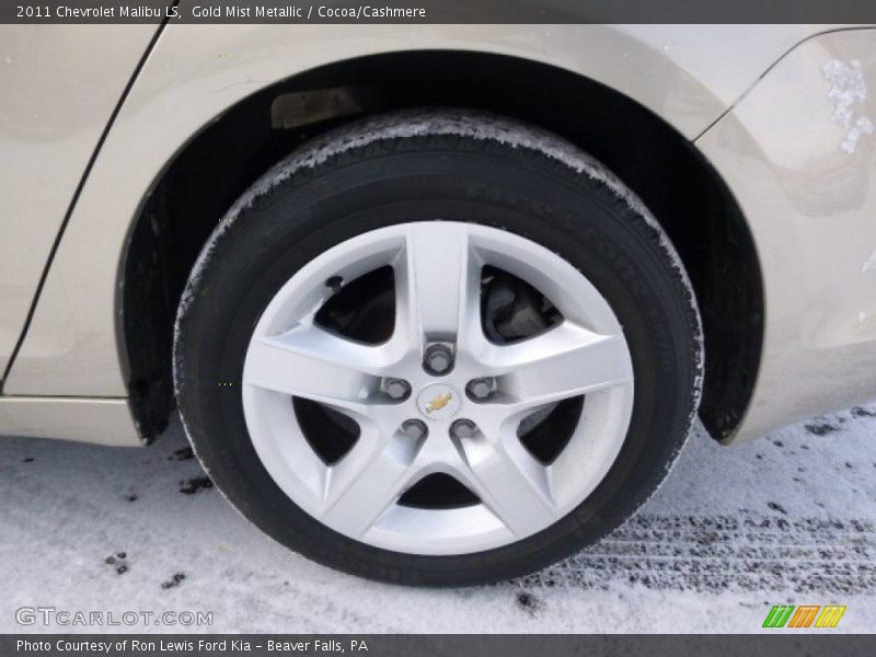 Gold Mist Metallic / Cocoa/Cashmere 2011 Chevrolet Malibu LS