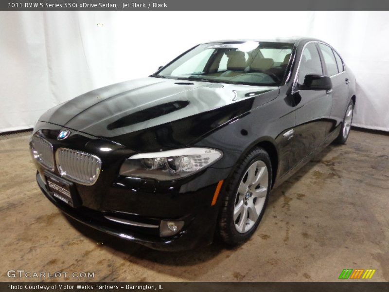 Jet Black / Black 2011 BMW 5 Series 550i xDrive Sedan
