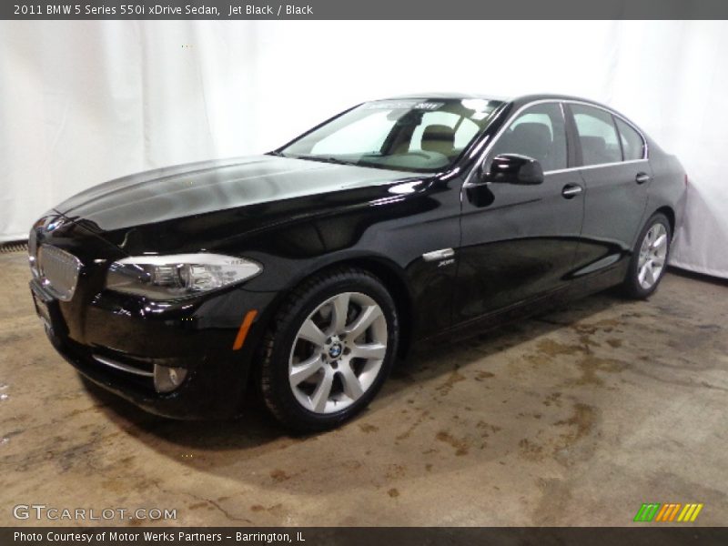 Jet Black / Black 2011 BMW 5 Series 550i xDrive Sedan