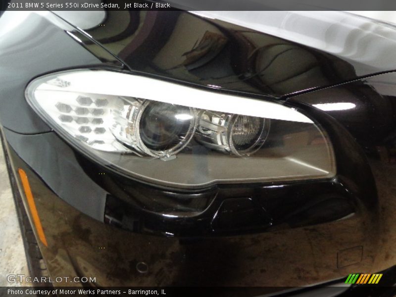 Jet Black / Black 2011 BMW 5 Series 550i xDrive Sedan