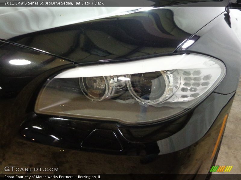 Jet Black / Black 2011 BMW 5 Series 550i xDrive Sedan