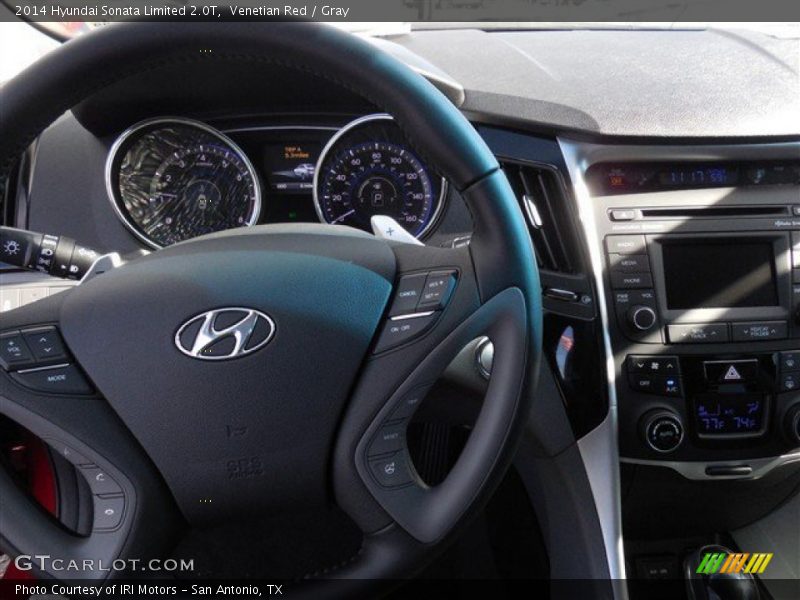 Venetian Red / Gray 2014 Hyundai Sonata Limited 2.0T