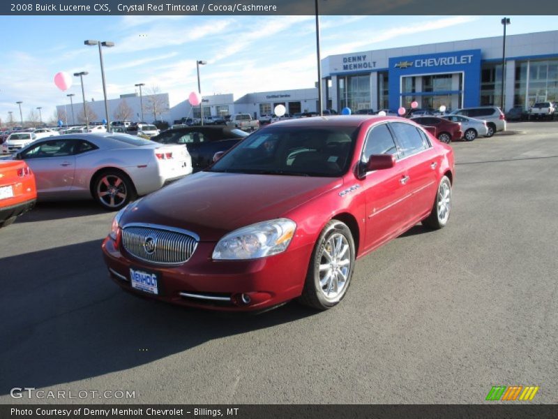 Crystal Red Tintcoat / Cocoa/Cashmere 2008 Buick Lucerne CXS