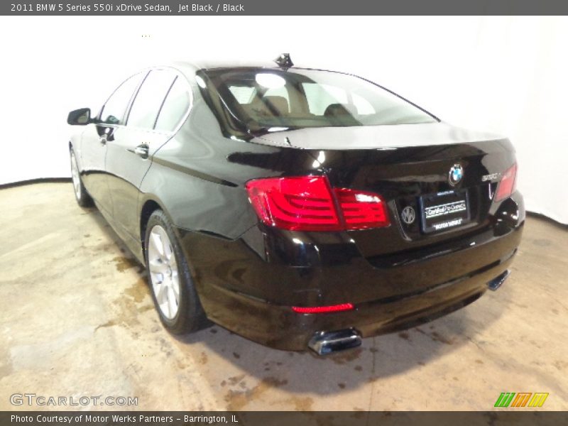 Jet Black / Black 2011 BMW 5 Series 550i xDrive Sedan