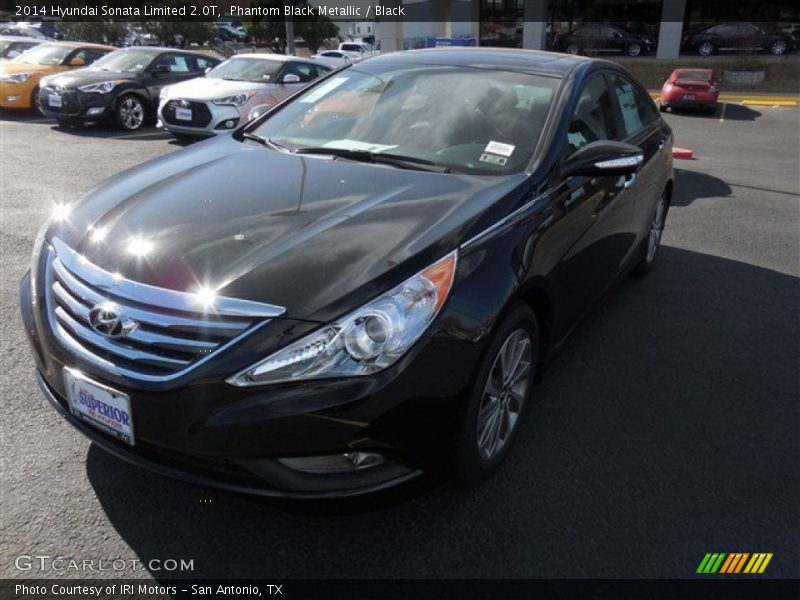 Phantom Black Metallic / Black 2014 Hyundai Sonata Limited 2.0T