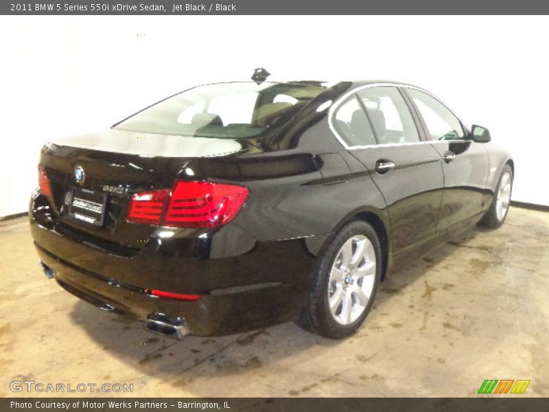 Jet Black / Black 2011 BMW 5 Series 550i xDrive Sedan