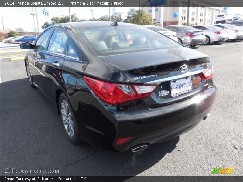 Phantom Black Metallic / Black 2014 Hyundai Sonata Limited 2.0T