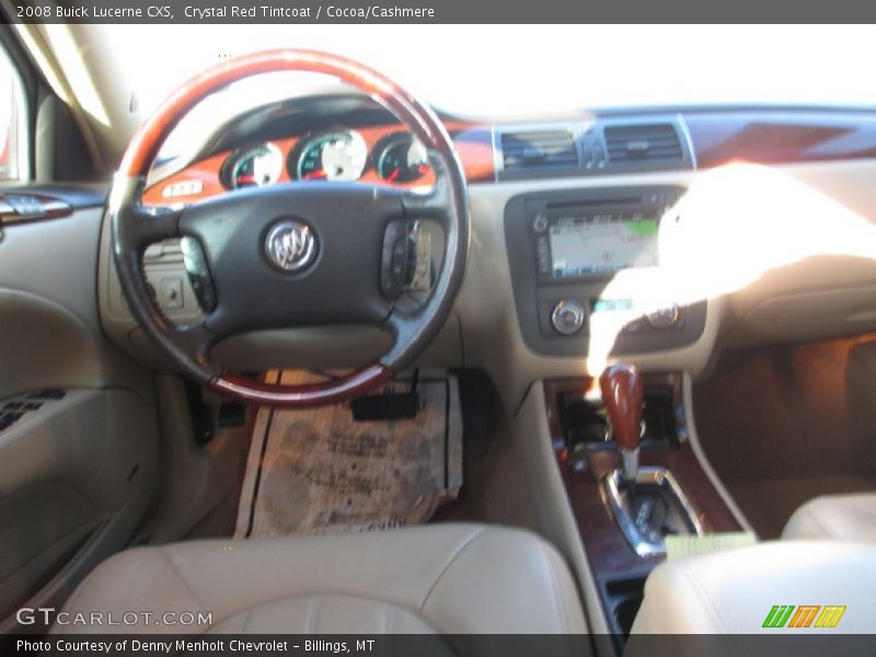 Crystal Red Tintcoat / Cocoa/Cashmere 2008 Buick Lucerne CXS
