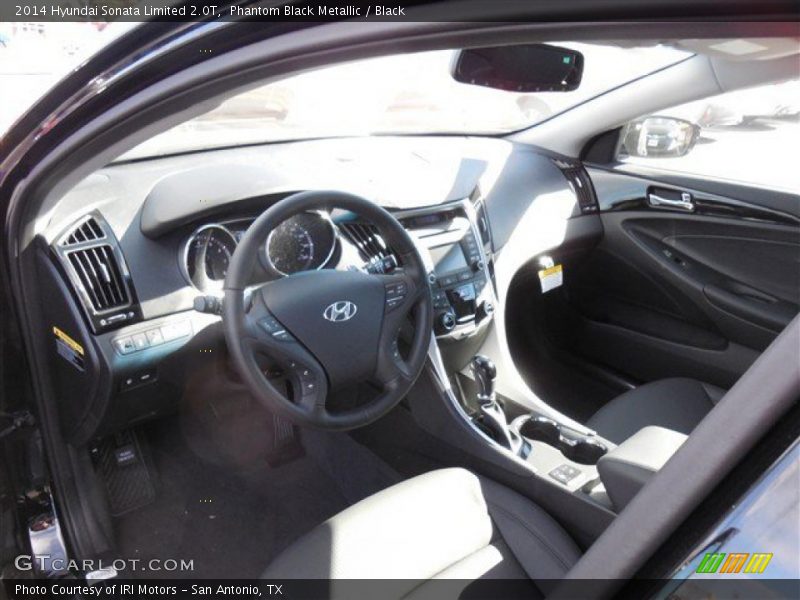 Phantom Black Metallic / Black 2014 Hyundai Sonata Limited 2.0T