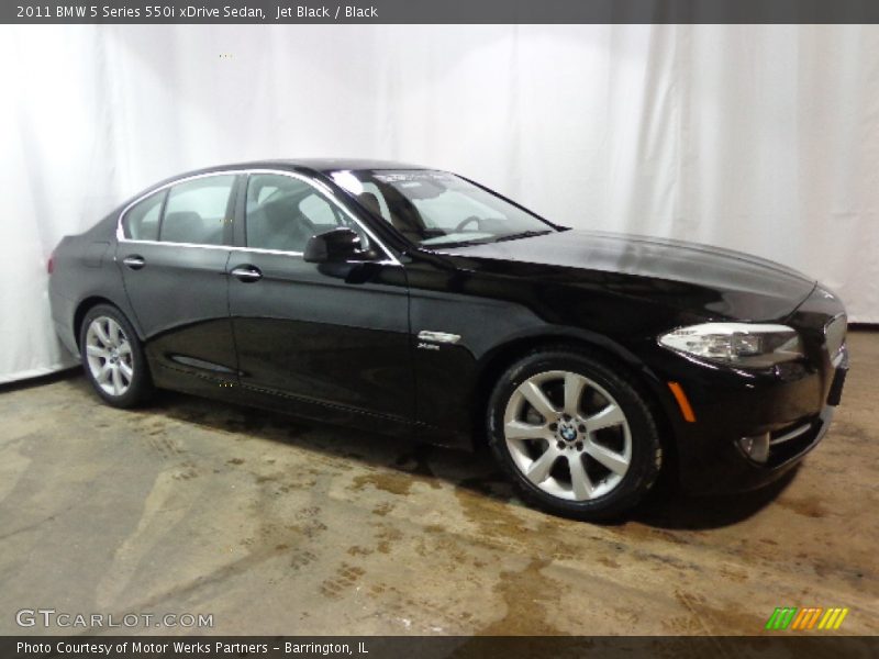 Jet Black / Black 2011 BMW 5 Series 550i xDrive Sedan