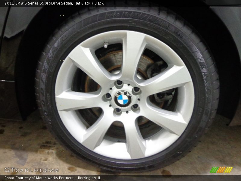 Jet Black / Black 2011 BMW 5 Series 550i xDrive Sedan