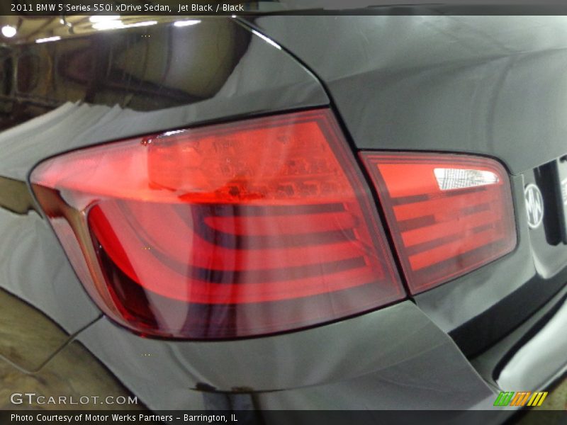 Jet Black / Black 2011 BMW 5 Series 550i xDrive Sedan