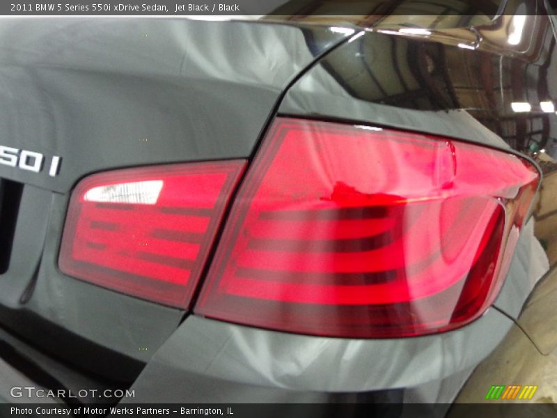 Jet Black / Black 2011 BMW 5 Series 550i xDrive Sedan