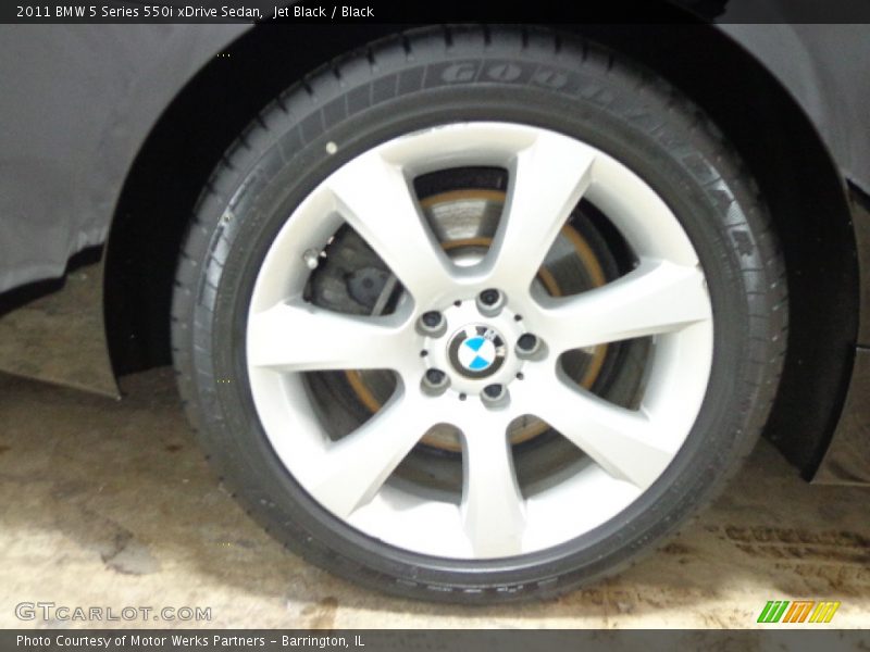Jet Black / Black 2011 BMW 5 Series 550i xDrive Sedan