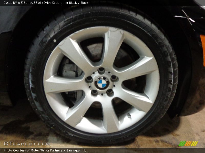 Jet Black / Black 2011 BMW 5 Series 550i xDrive Sedan