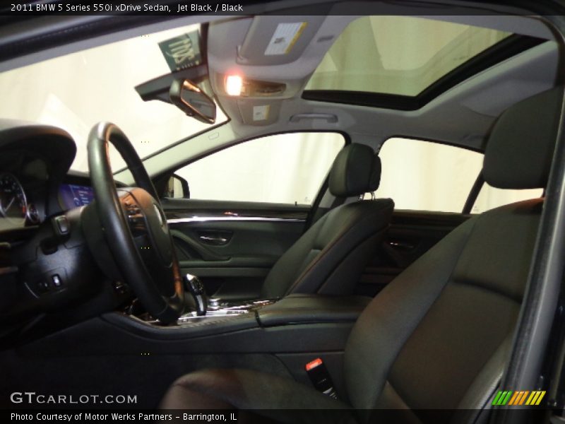 Jet Black / Black 2011 BMW 5 Series 550i xDrive Sedan