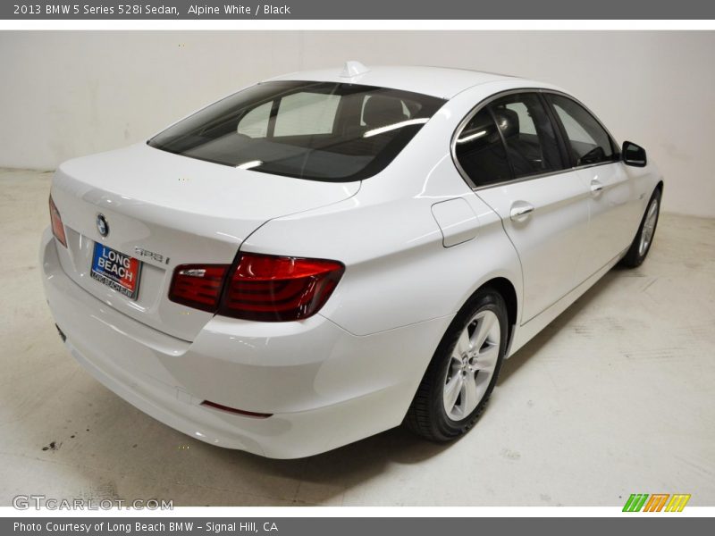 Alpine White / Black 2013 BMW 5 Series 528i Sedan