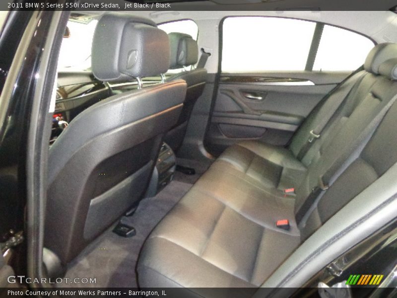 Jet Black / Black 2011 BMW 5 Series 550i xDrive Sedan