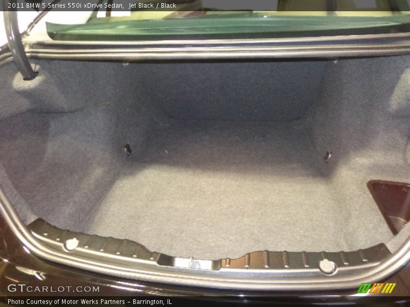 Jet Black / Black 2011 BMW 5 Series 550i xDrive Sedan
