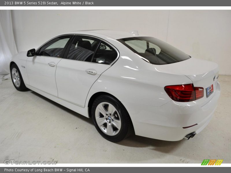 Alpine White / Black 2013 BMW 5 Series 528i Sedan