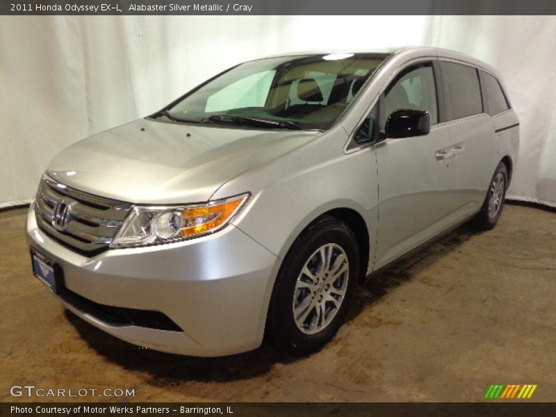 Alabaster Silver Metallic / Gray 2011 Honda Odyssey EX-L