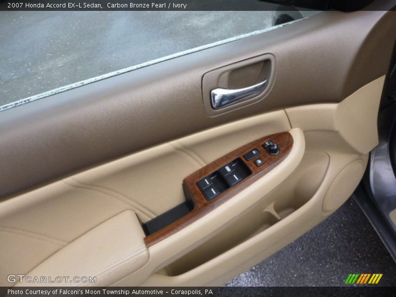 Carbon Bronze Pearl / Ivory 2007 Honda Accord EX-L Sedan