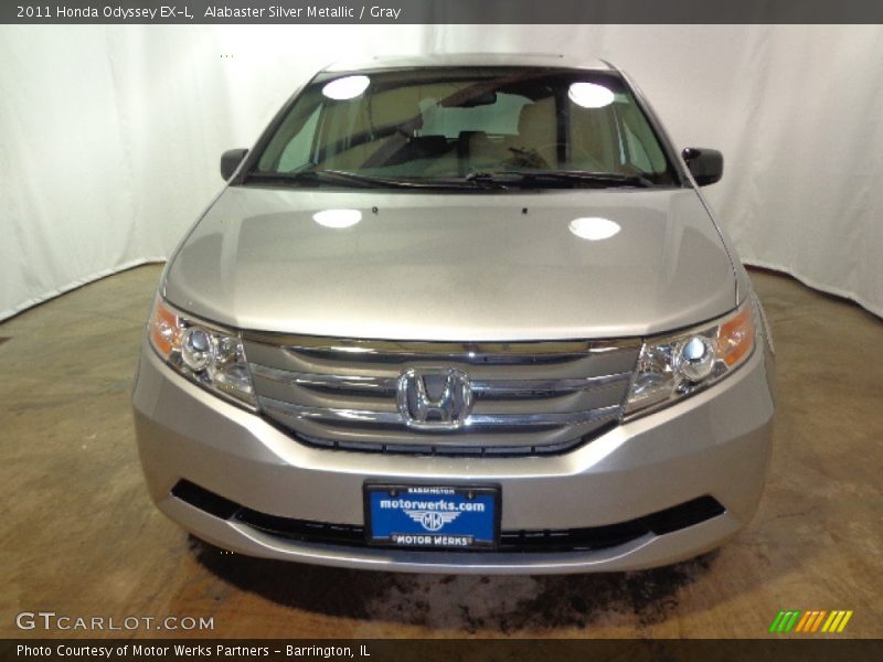 Alabaster Silver Metallic / Gray 2011 Honda Odyssey EX-L