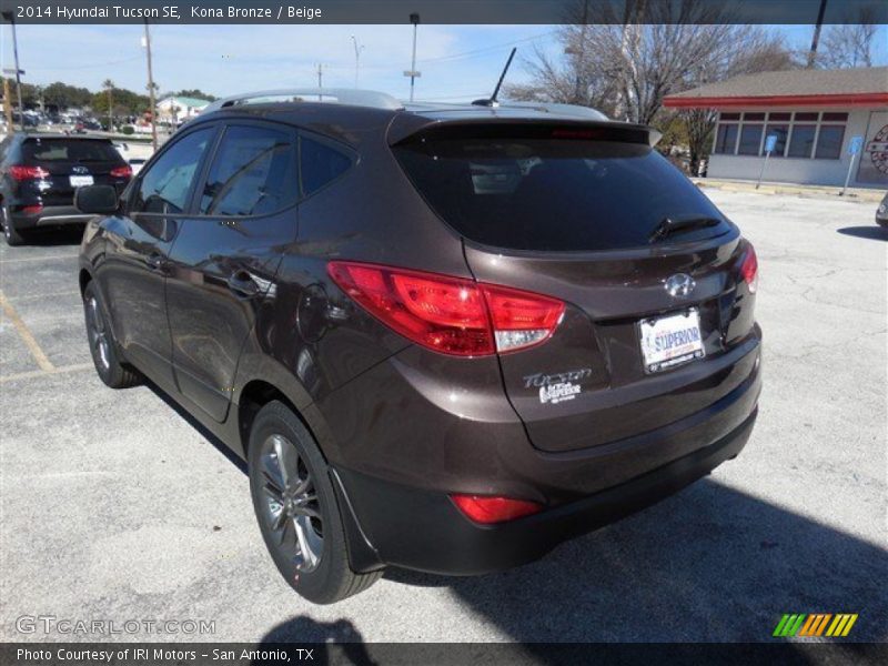 Kona Bronze / Beige 2014 Hyundai Tucson SE