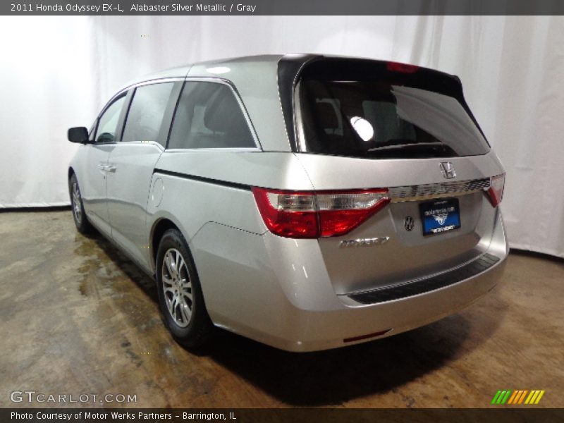 Alabaster Silver Metallic / Gray 2011 Honda Odyssey EX-L