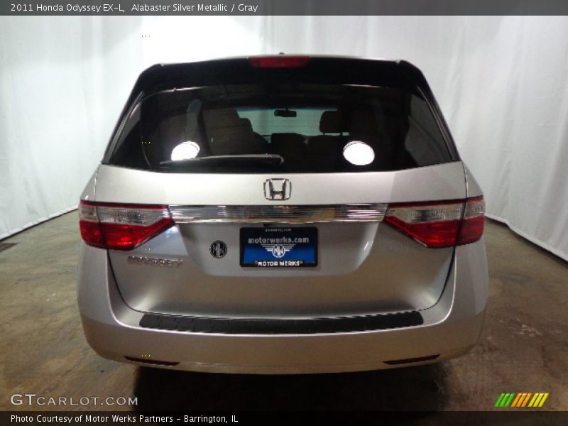 Alabaster Silver Metallic / Gray 2011 Honda Odyssey EX-L
